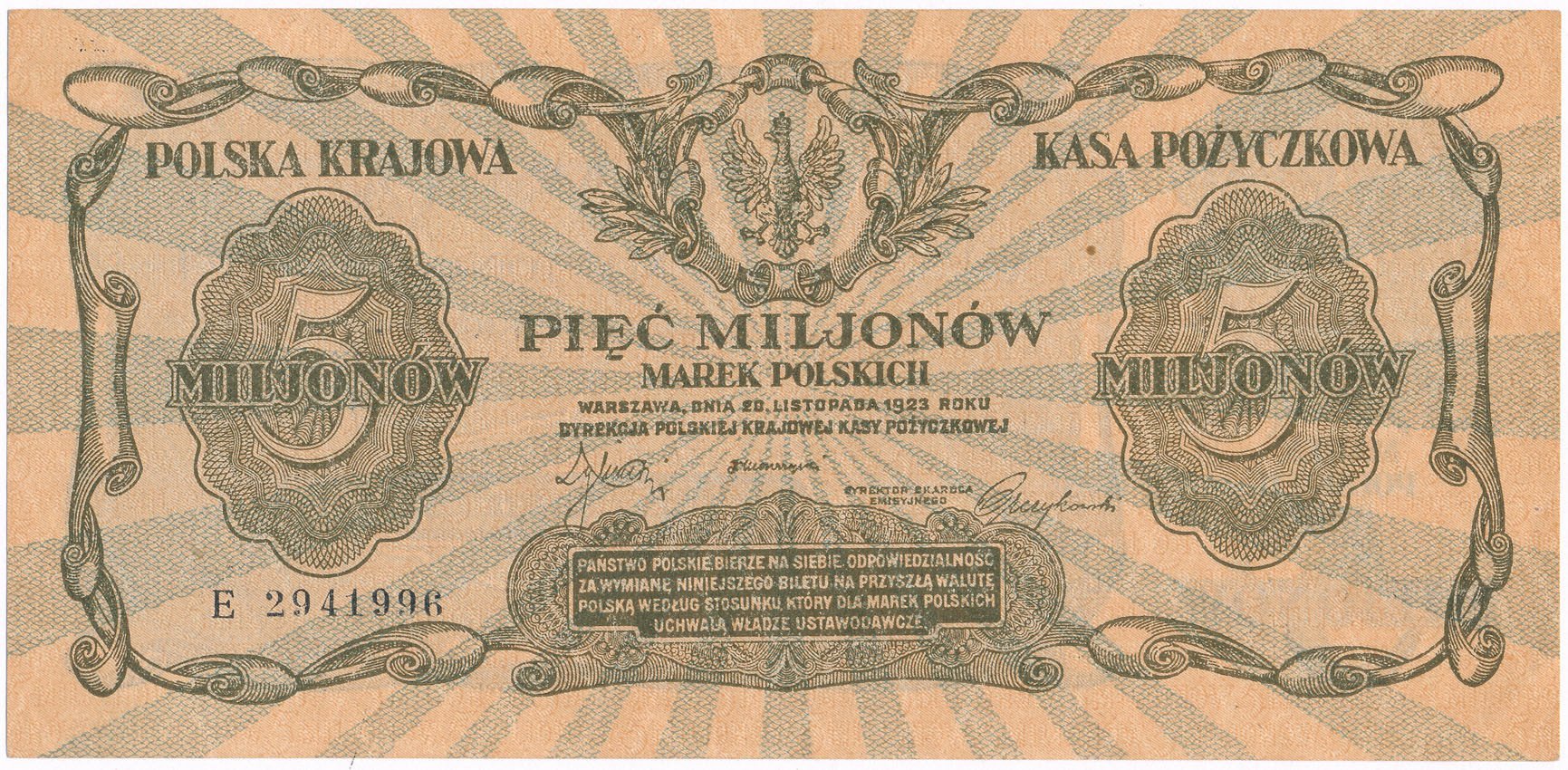 5.000.000 marek polskich 1923